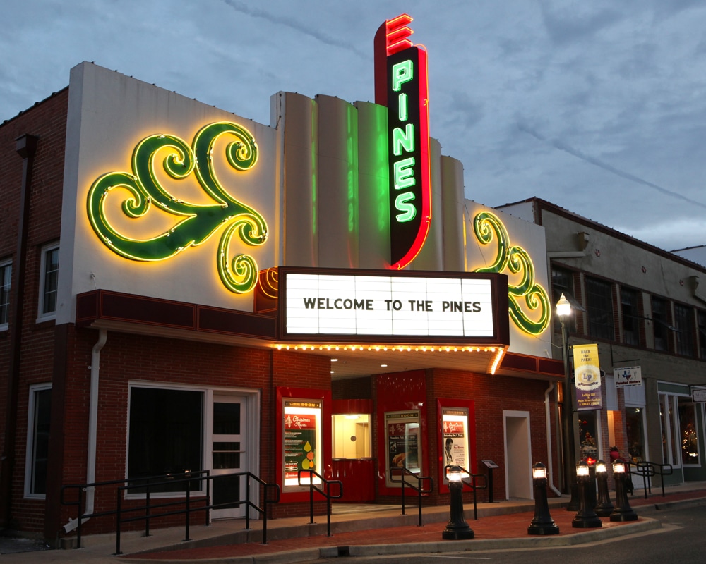 Be Entertained At The Pines Theater.