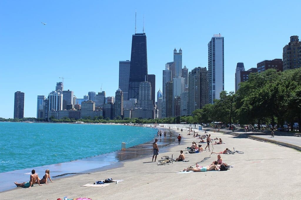 Oak Street Beach, Chicago, Illinois